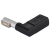 Adaptador de carga macho USB-C / Type-C hembra a 5 pines MagSafe 1 (en forma de L) (negro)