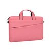 ST03S 13.3 pulgadas Bolsillos laterales dobles usables Oxford Paño Manija suave portátil portátil portátil Tablet Bag (rosa)