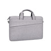 ST03S 15.4 pulgadas doble bolsillos laterales usables Oxford Paño Manija suave portátil portátil portátil Tablet Bag (gris)