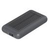 Blueendless M.2 NVME Thunderbolt 3 Caja de disco duro móvil de estado sólido Unidad de disco duro (gris)