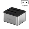 Blueendless 2.5 / 3.5 pulgadas SATA USB 3.0 2 Bay Offline Copy Hard Drive Dock (enchufe de la UE)