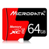 Tarjeta de memoria MICRODATA 64GB U3 roja y negra TF (Micro SD)