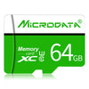 Tarjeta de memoria MICRODATA 64GB U3 verde y blanca TF (Micro SD)