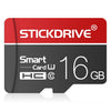 Tarjeta de memoria STICKDRIVE 16GB U1 White Line roja y negra TF (Micro SD)
