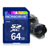 Tarjeta de memoria SD Microdrive de 64 GB de clase 10 de alta velocidad para todos los dispositivos digitales con ranura para tarjeta SD