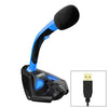 K1 Micrófono de condensador omnidireccional de escritorio con cable USB y soporte para teléfono, Compatible con PC / Mac para transmisión en vivo, programa, KTV, etc.