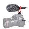 YELANGU MIC015 micrófono de escopeta de video condensador de entrevista profesional con cable de audio de 3,5 mm para videocámara DSLR y DV (negro)