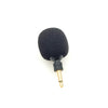 MK-5 Mono 3.5mm Chapado en oro Plug Live Teléfono móvil Tablet Laptop Mini micrófono Bend