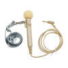 MK-7 Micrófono de mano con cabezal de codo de 3,5 mm y micrófono montado en el cuello con cordón, longitud: 1 m (color carne)