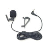 ZJ015MR Estéreo 2.5 mm Conector de cabeza en ángulo Navegación de automóvil DVD Micrófono de pasta externa, Longitud: 3 m
