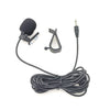 ZJ015MR Mono 2.5mm Conector recto de navegación para automóvil, DVD, micrófono externo de pasta, longitud: 3 m