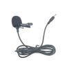 ZJ031MR Mono 2,5 mm, enchufe recto, guía turística, megáfono, micrófono de solapa con cable, longitud: 1,5 m