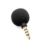 ZJ040MR 4 pines de nivel 3,5 mm teléfono móvil tableta portátil equipo electrónico Mini micrófono recto