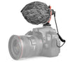 YELANGU MIC10 YLG9920A Micrófono de video de condensador de entrevista profesional con cable de audio de 3,5 mm para videocámara DSLR y DV (negro)