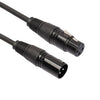 5m 3 pines XLR macho a XLR hembra MIC Cable blindado Micrófono Cable de audio