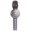 K2 Bluetooth 5.0 Karaoke Live Luces Coloridas Luces Inalámbricas Bluetooth Micrófono (Gris)