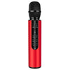 K3 Bluetooth 5.0 karaoke en vivo sonido estéreo con condensador Bluetooth inalámbrico micrófono (rojo)