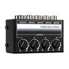 Controlador de mezclador de 4 canales CX400 Audio STEREO HUB 4 HUB (negro)