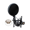 SH-101 Micrófono en vivo ABS Soporte a prueba de golpes (negro)
