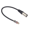 TR026K17-03 Cable de audio RCA hembra a XLR macho, longitud: 0,3 m