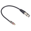TR026K18-03 Cable de audio RCA hembra a XLR hembra, longitud: 0,3 m