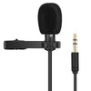 Yanmai R955 Micrófono de solapa con clip Micrófono de condensador doble omnidireccional Lavalier, Para transmisión en vivo, programa, KTV, etc.