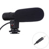 MIC-02 30-18000Hz Rate Sound Clear Stereo Micrófono para teléfono inteligente, longitud del cable: 28 cm