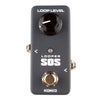 Pedal de efectos monobloque de grabación en bucle de guitarra KOKKO FLP2 Mini SOS Looper (negro)