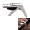 JOYO JCP-01 Cejilla para guitarra, plástico, acero, ligero, ukelele, cejilla (plateado)