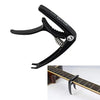 JOYO JCP-03 Cejilla de guitarra de aleación de zinc Cejilla universal para ukelele de guitarra acústica (Negro)