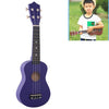 HM100 Instrumento de iluminación musical para niños con ukelele de tilo de 21 pulgadas