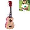 HM100 Instrumento de iluminación musical para niños de ukelele de tilo de 21 pulgadas (caqui)