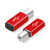 Adaptador universal masculino tipo C a MIDI para instrumentos musicales electrónicos (rojo)