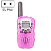 2 PCS BaoFeng BF-T3 1W Niños Radio de banda única Walkie Talkie portátil con función de monitor, enchufe de la UE