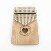 17 tonos caoba madera thumb piano kalimba