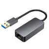 Adaptador Ethernet de tarjeta de red USB-A a RJ45 de 2500 Mbps (gris)