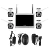 N4B3H2-P12/Kit 1080P Red inalámbrica Grabadora de video Sistema de vigilancia Pantalla: 12.5 pulgadas (Blanco)