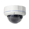 TV-537H5/IP AF POE H.264++ Cámara domo IP de 5 MP Enfoque automático Zoom 4x Lente de 2,8-12 mm Cámaras de vigilancia (Blanco)
