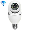 DP17 2.0 millones de píxeles Fuente de doble luz DUAL DUAL-BAND WIFI 1080P HD Cámara de la bombilla de la red de la red al aire libre, compatible con la visión nocturna de los infrarrojos y la detección de audio y movimiento de dos vías y la tarjeta TF