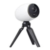 Cámara de vigilancia inteligente WiFi GH3 con trípode, compatible con visión nocturna / audio bidireccional (blanco)