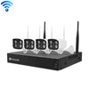 H105 1080P HD Kit de cámara NVR inalámbrica sin cables de 4 vías