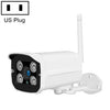 Cámara IP inalámbrica Q8 1080P HD, compatible con detección de movimiento, visión nocturna por infrarrojos y tarjeta TF, enchufe de EE. UU.