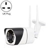 Q29 1080p Cámara IP inalámbrica HD, detección de movimiento de soporte y tarjeta de infrarrojos de la noche y tarjeta TF, enchufe del Reino Unido