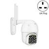 QX18 1080P HD Wifi IP Cámara IP, soporte de visión nocturna y detección de movimiento y tarjeta de audio de dos vías y tarjeta TF, enchufe del Reino Unido