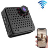 Mini cámara de seguridad inteligente W18 1080P HD WiFi, compatible con gran angular de 155 grados y detección de movimiento y visión nocturna por infrarrojos y tarjeta TF