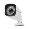 633H2 / A 1080P 3.6mm Lente CCTV DVR Sistema de vigilancia IP66 Cámara de bala de seguridad para interiores resistente a la intemperie con matriz de 6 LED, compatible con visión nocturna (blanco)