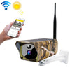VESAFE VS-Y4 Maple Leaf Pattern 1080P HD Batería Solar WiFi Cámara IP, compatible con detección de movimiento PIR, visión nocturna por infrarrojos y tarjeta TF (64 GB máx.)
