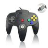 Para Nintendo N64 Controlador de juego con cable Gamepad (Negro)