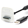 XBOX360 Cable de carga del controlador inalámbrico de 1,5 m con magnético para XBOX360 (blanco)