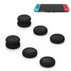 Cubierta de botón de tapa basculante de gamepad izquierdo + derecho para interruptor (negro)
